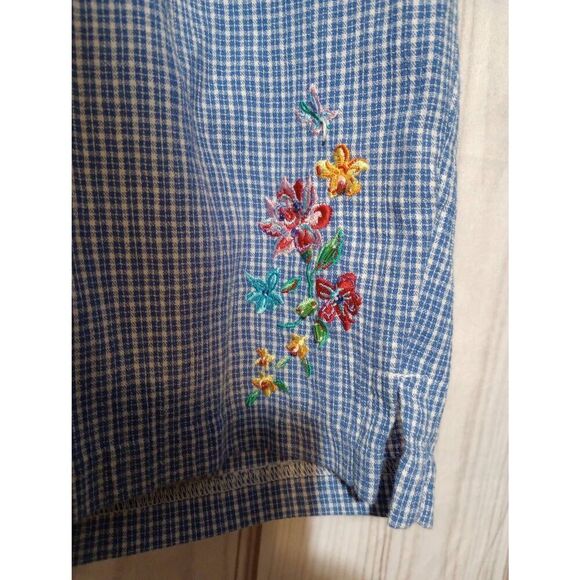 Napa Valley‎ Pants Ladies 18W Blue Embroidered Pull On - Picture 4 of 6